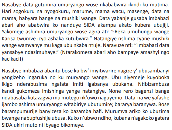 Course: Kinyarwanda, Topic: UMUTWE WA GATATU: SIDA N’IZINDI NDWARA ...